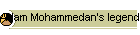 Adam Mohammedan's legend