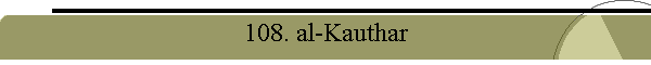 108. al-Kauthar
