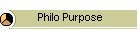 Philo Purpose