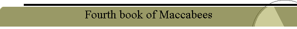 Fourth book of Maccabees